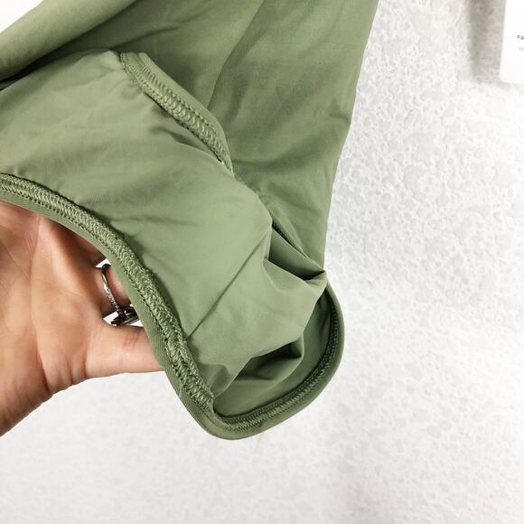 NWT Athleta Palm One Piece Swimsuit Small Green Strappy Back Modest Coverage - Picture 10 of 14